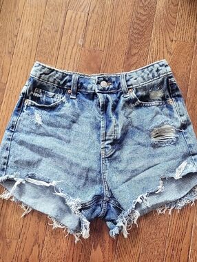 Wild Fable High-Rise Distressed Denim Shorts